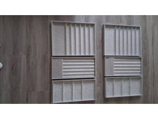 Kasten 2 x 3 Ikea Komplement sieradeninzetten