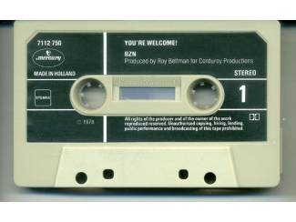 Cassettebandjes BZN &ndash; You&rsquo;re Welcome 11 nrs cassette 1978 ZGAN
