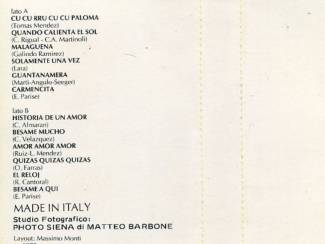 Cassettebandjes Bobby Johns Latin Guitar 12 nrs cassette 1979 ZGAN