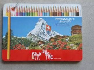 Caran d'Ache aquarelpotloden Prismalo 1