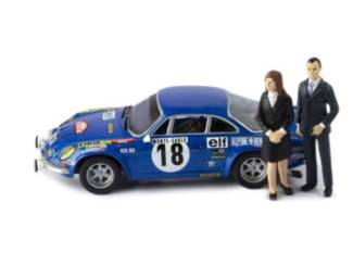 Schaal 1:43          Renault Alpine 1800 S #18 Monte Carlo 1973 +