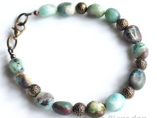 Armband van malachiet