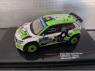 Auto's Skoda Fabia Rally 2 EVO #21 Rally Estonia 2022 Schaal 1:43