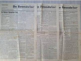Overige Boeken en Diversen 5 kranten uit 1945