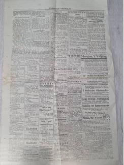 Overige Boeken en Diversen 5 kranten uit 1945