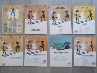 Stripboeken 7x Lucky Luke + 1x Rataplan
