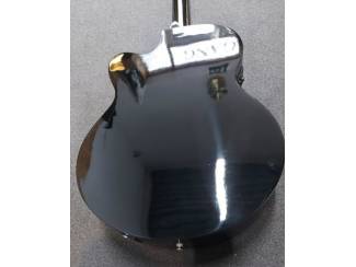 Snaarinstrumenten | Gitaren | Bas Cort SJB5F BK electro akoestische basgitaar zwart