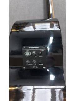 Snaarinstrumenten | Gitaren | Bas Cort SJB5F BK electro akoestische basgitaar zwart