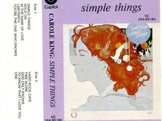 Cassettebandjes Carole King Simple Things 10 nrs cassette 1977 ZGAN