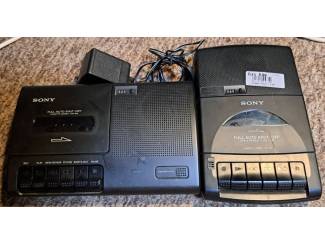 Sony TCM-919 + 939 cassettecorder defekt waarschijnlijk riem