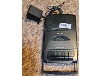 Geluid Sony TCM-919 + 939 cassettecorder defekt waarschijnlijk riem