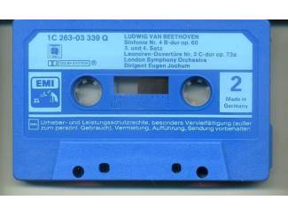 Cassettebandjes Sinfonie Nr. 4 / Leonoren Ouvert&uuml;re Nr. 3 5 nrs cassette ZGAN
