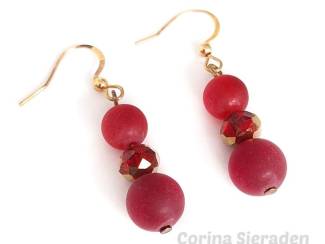 Oorhangers met chalcedoon AANBIEDING