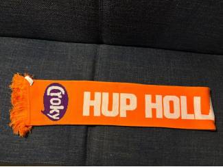 Merken en Reclamevoorwerpen Oranje KNVB Croky acryl sjaal met franjes NIEUW