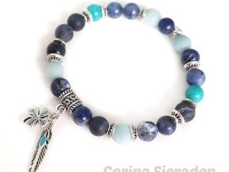 Armband van sodaliet