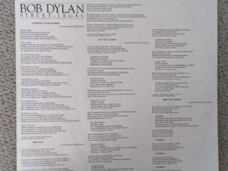 Grammofoon / Vinyl Bob Dylan &ndash; Street-Legal 9 nrs LP 1978 ZGAN
