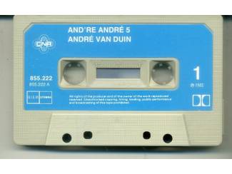 Cassettebandjes Andr&eacute; van Duin &ndash; And're Andr&eacute; 5 10 medleys cassette 1985 ZGAN