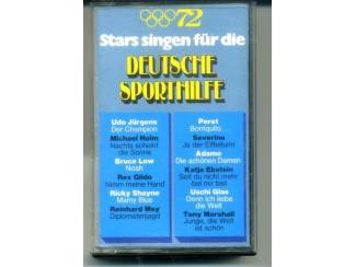 Cassettebandjes Stars singen f&uuml;r die Deutsche sporthilfe Olympischespelen 72