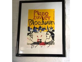 Herman Brood originele zeefdruk