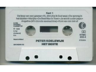 Cassettebandjes Peter Koelewijn &ndash; Het Beste 16 nrs cassette 1986 ZGAN