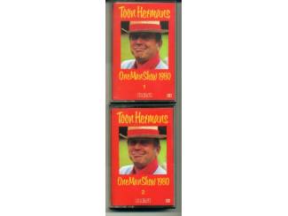 Cassettebandjes Toon Hermans &ndash; One Man Show 1980 Deel 1 & 2 15 nrs 2 cassette