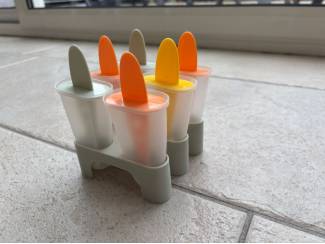 Keuken | Keukenbenodigdheden IJsmaker set ijs vormpjes met houder ijslollie vorm 6st