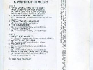 Cassettebandjes Ennio Morricone &ndash; A Portrait In Music 10 nrs cassette 1976 ZGAN
