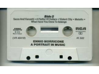 Cassettebandjes Ennio Morricone &ndash; A Portrait In Music 10 nrs cassette 1976 ZGAN