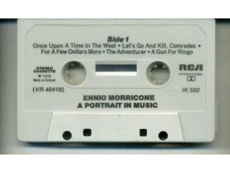 Cassettebandjes Ennio Morricone &ndash; A Portrait In Music 10 nrs cassette 1976 ZGAN