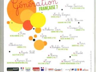 CD G&eacute;n&eacute;ration Fran&ccedil;aise 7 17 nrs PROMO cd box 2010 met boekje