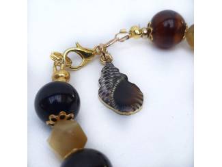 Armbanden Armband van agaat en tiger eye AANBIEDING