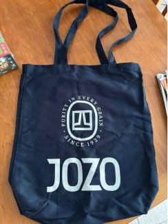 Merken en Reclamevoorwerpen Jozo stoffen tas met blokbodem en afgeronde hoeken nieuw