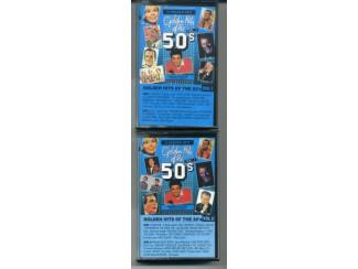 Cassettebandjes Golden Hits Of The 50s Vol. 1 & 2 32 nrs 2cassette 1985 ZGAN
