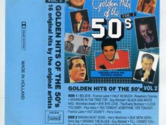Cassettebandjes Golden Hits Of The 50s Vol. 1 & 2 32 nrs 2cassette 1985 ZGAN
