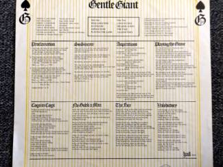 Grammofoon / Vinyl Gentle Giant &ndash; The Power And The Glory 8 nrs LP 1974