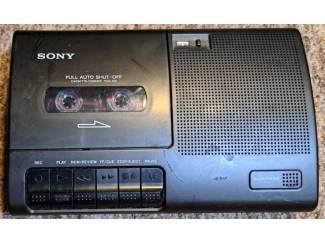 Geluid Sony TCM-919 + TCM-939 cassettecorder defekt misschien riem