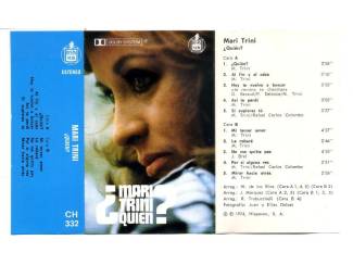Cassettebandjes Mari Trini - Qui&eacute;n 10 nrs cassette 1983 ZGAN