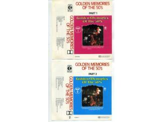 Cassettebandjes Golden Memories Of The 50's Part 1 & Part 2 28 nrs ZGAN