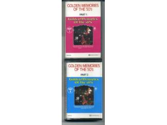 Cassettebandjes Golden Memories Of The 50's Part 1 & Part 2 28 nrs ZGAN
