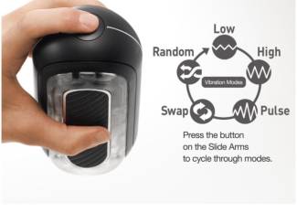 Sex toys Tenga - FLIP ZERO GRAVITY EV (Electronic Vibration) BLACK