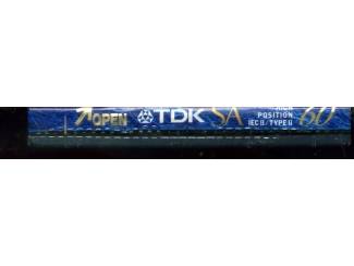 Cassettebandjes TDK SA 60EA Type II cassette For CD NIEUW GESEALD