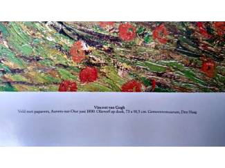 Posters Reproductie Veld met Papavers Vincent van Gogh NIEUWSTAAT