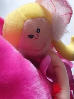 Overige Kinderen en Baby's Roze knuffelkussen met prinses - Nieuw met label