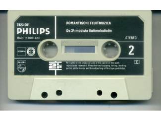 Cassettebandjes Romantische Fluitmuziek 24 nrs cassette 1980 ZGAN