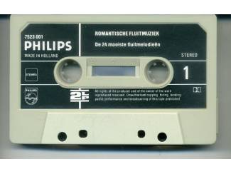 Cassettebandjes Romantische Fluitmuziek 24 nrs cassette 1980 ZGAN
