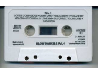 Cassettebandjes Slow Dance 2 Volume 1 14 nrs cassette 1988 ZGAN
