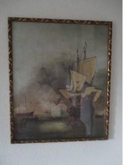 Curiosa Oud Schilderij