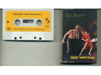 Cassettebandjes Ren&eacute; Ninforge &ndash; Bal Musette Vol. 3 12 nrs cassette 1974 ZGAN