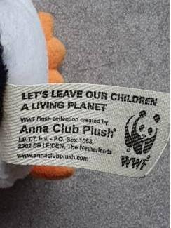 Sleutelhangers WWF Pingu&iuml;n en Dolfijn sleutelhangers