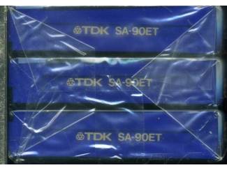 Cassettebandjes 3 pack TDK SA-90ET FOR CD NIEUW GESEALD